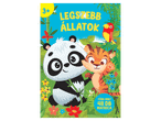 Legszebb állatok matricás foglalkoztató füzet gyerekeknek.