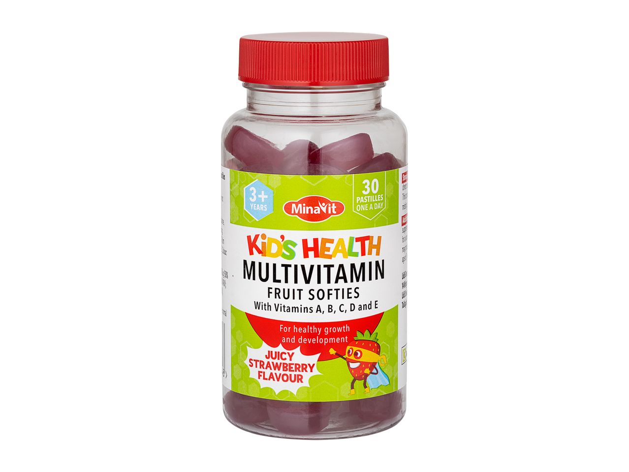 Go to full screen view: Minavit Kids' Multivitamin Fruit Softies - Image 3