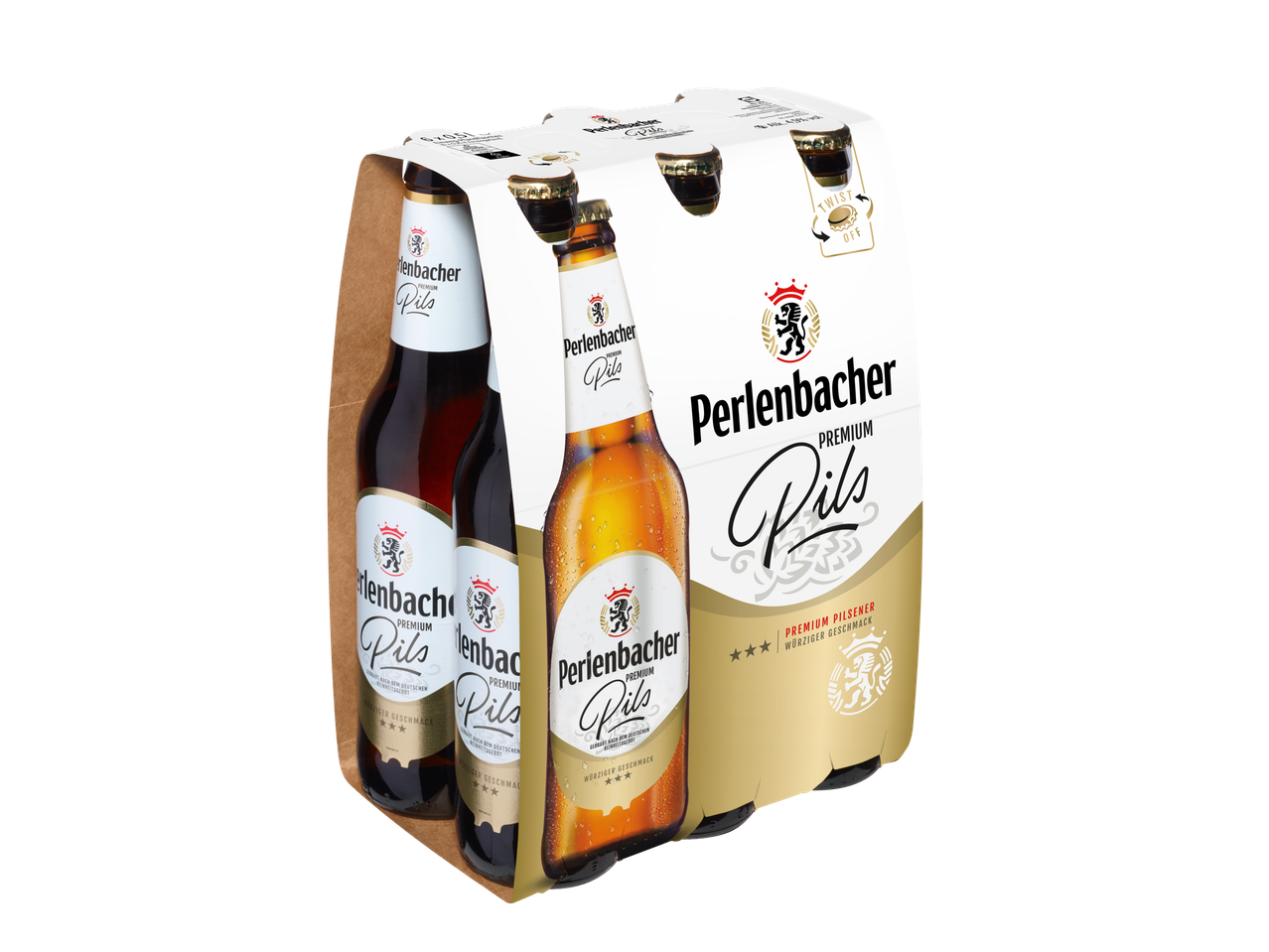Sechserpack Perlenbacher Pils.