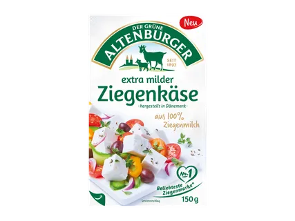 Der grüne Altenburger Ziegenkäse/-Frischkäse