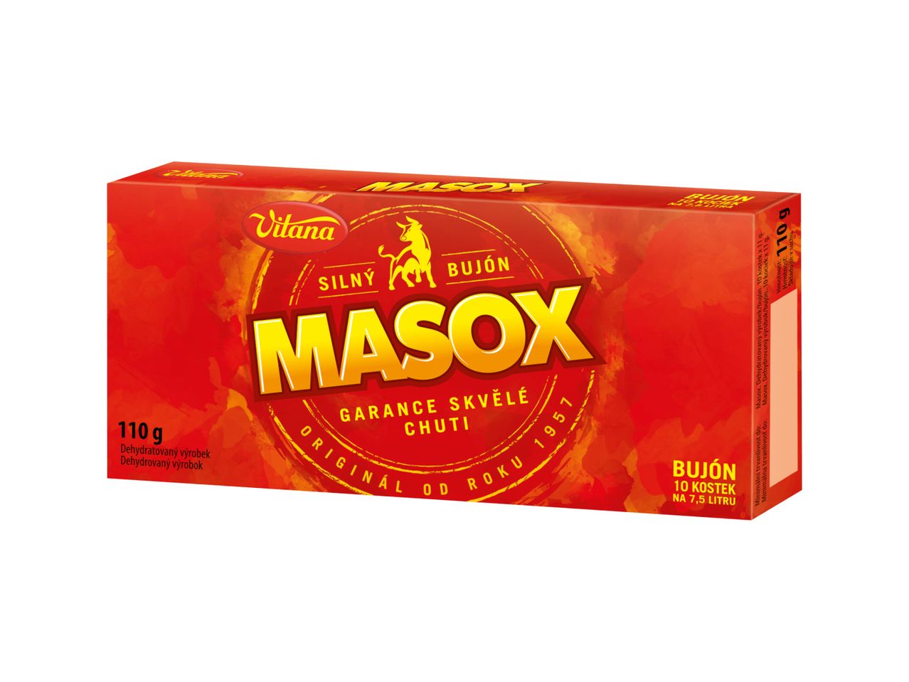 Balení bujónu Masox Vitana, 10 kostek po 11g.