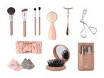 Cien Beauty makeup og skønhedsprodukter i rosa nuancer.