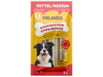 Orlando kauwbotten voor honden, 1% vet, voor schone en sterke tanden.