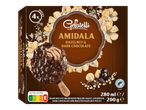 Gelatelli Amidala gelados de avelã e chocolate preto, 4 unidades.