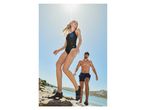 Crivit swimwear and water shoes: summer style at the beach.