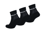 Reebok 3 pāri melnu zeķu