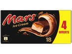Boîte de 18 barres glacées au chocolat et caramel, avec 4 offertes.