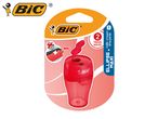 BIC Ellipse Maxi double-hole pencil sharpener in red packaging.
