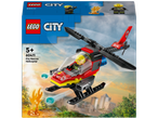 LEGO City Priešgaisrinio gelbėjimo sraigtasparnio žaidimų rinkinys 60411