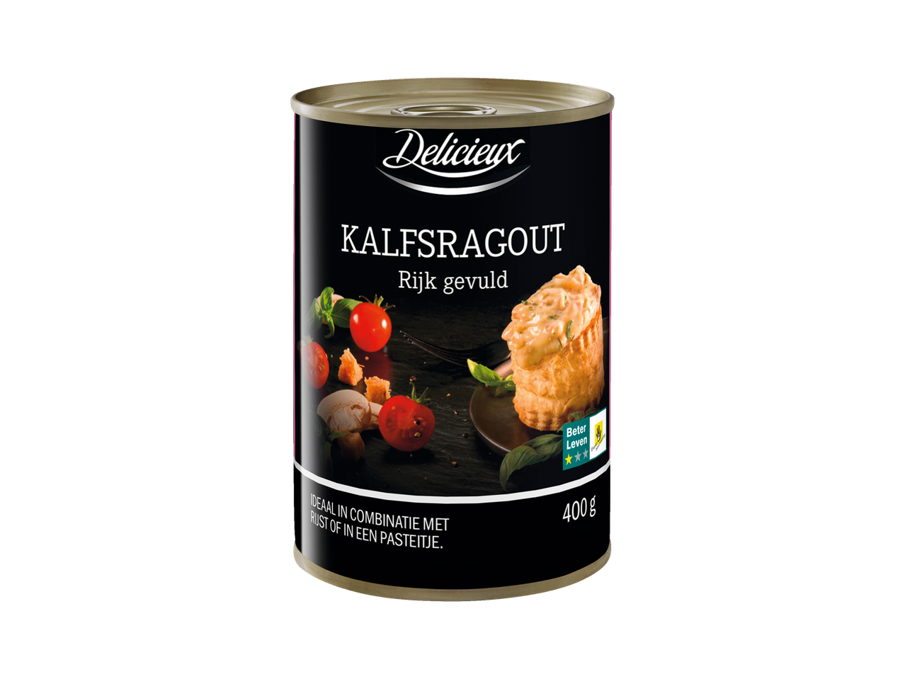 Delicieux kalfsragout in blik, 400g