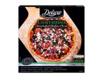 Contadina Deluxe stonebaked pizza: goat's cheese, spinach and red onions.