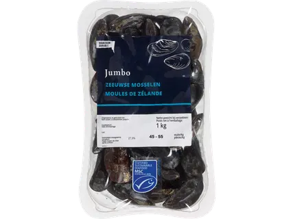 Zeeuwse jumbo bodemcultuurmosselen