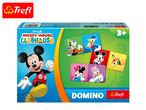 Mickey Mouse Clubhouse dominoes game for ages 3+, featuring Disney characters.