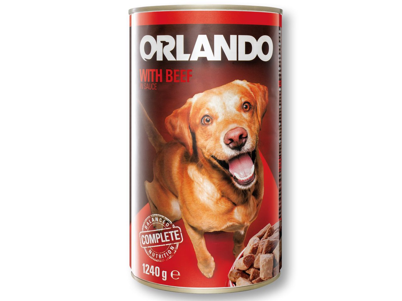 Кучешка храна Orlando с говеждо в сос.