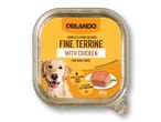 Orlando Fine Terrine с пиле за възрастни кучета.