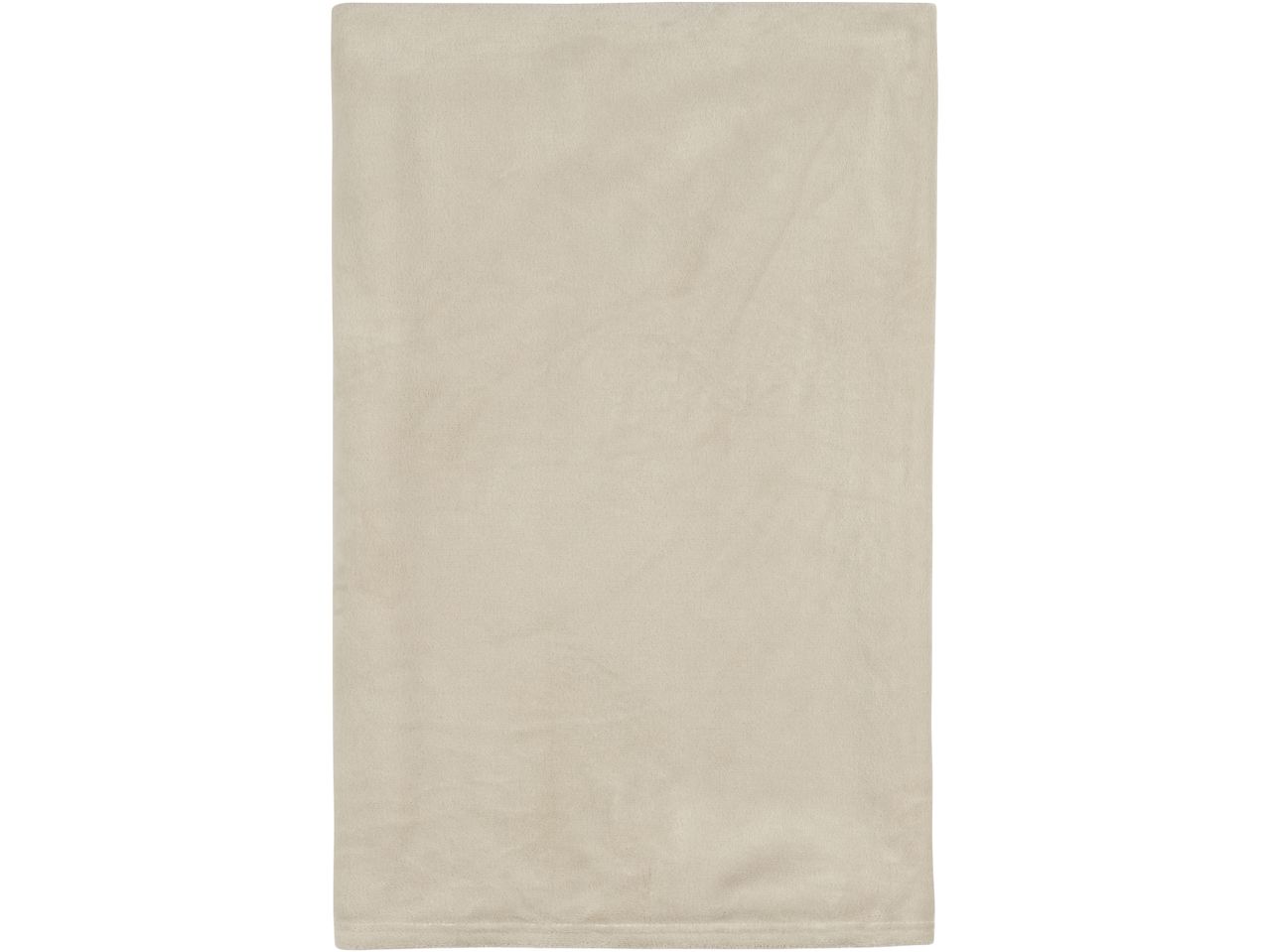 Plaid beige chiaro piegato.