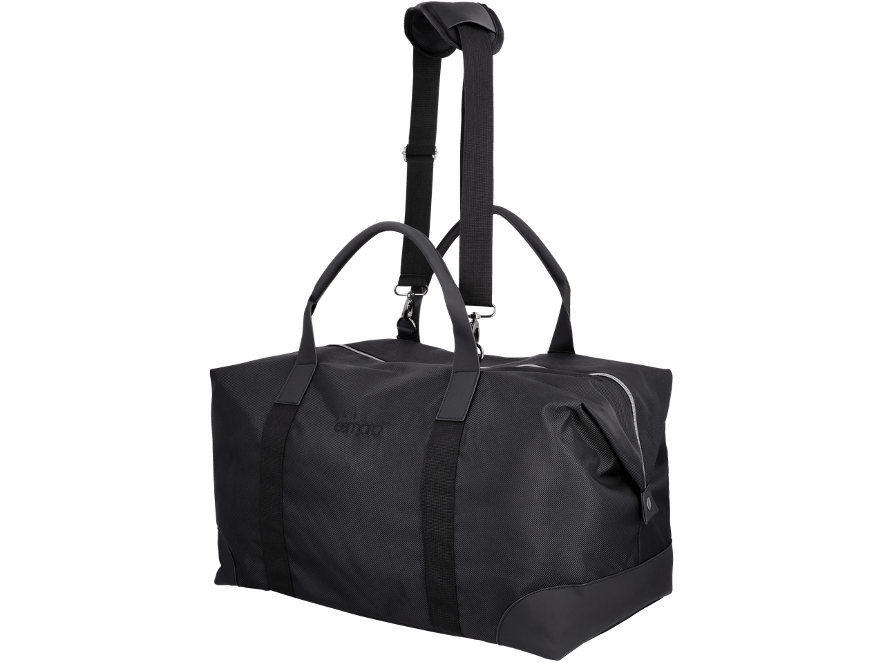 Esmara® crna vikend torba sa ručkama i kaišem za rame