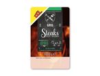 Emballage til svinekødsteaks med krydderier, 1000g, til grill og pande.