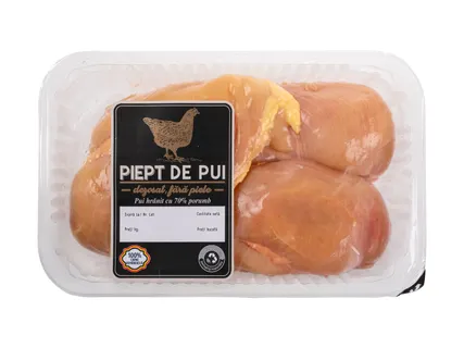 Piept de pui dezosat, fără piele