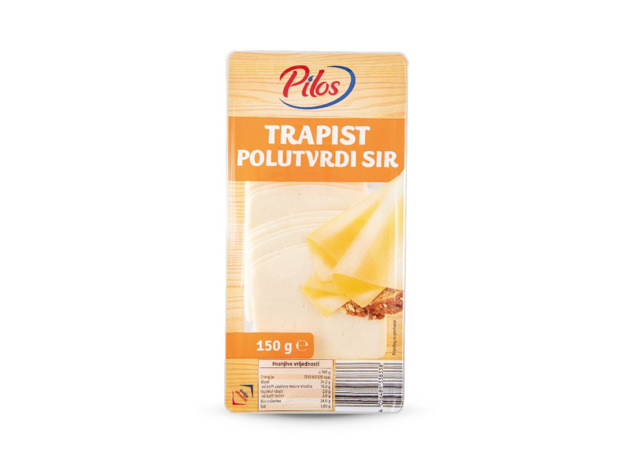 Pakiranje Pilos Trappist topljenog sira.