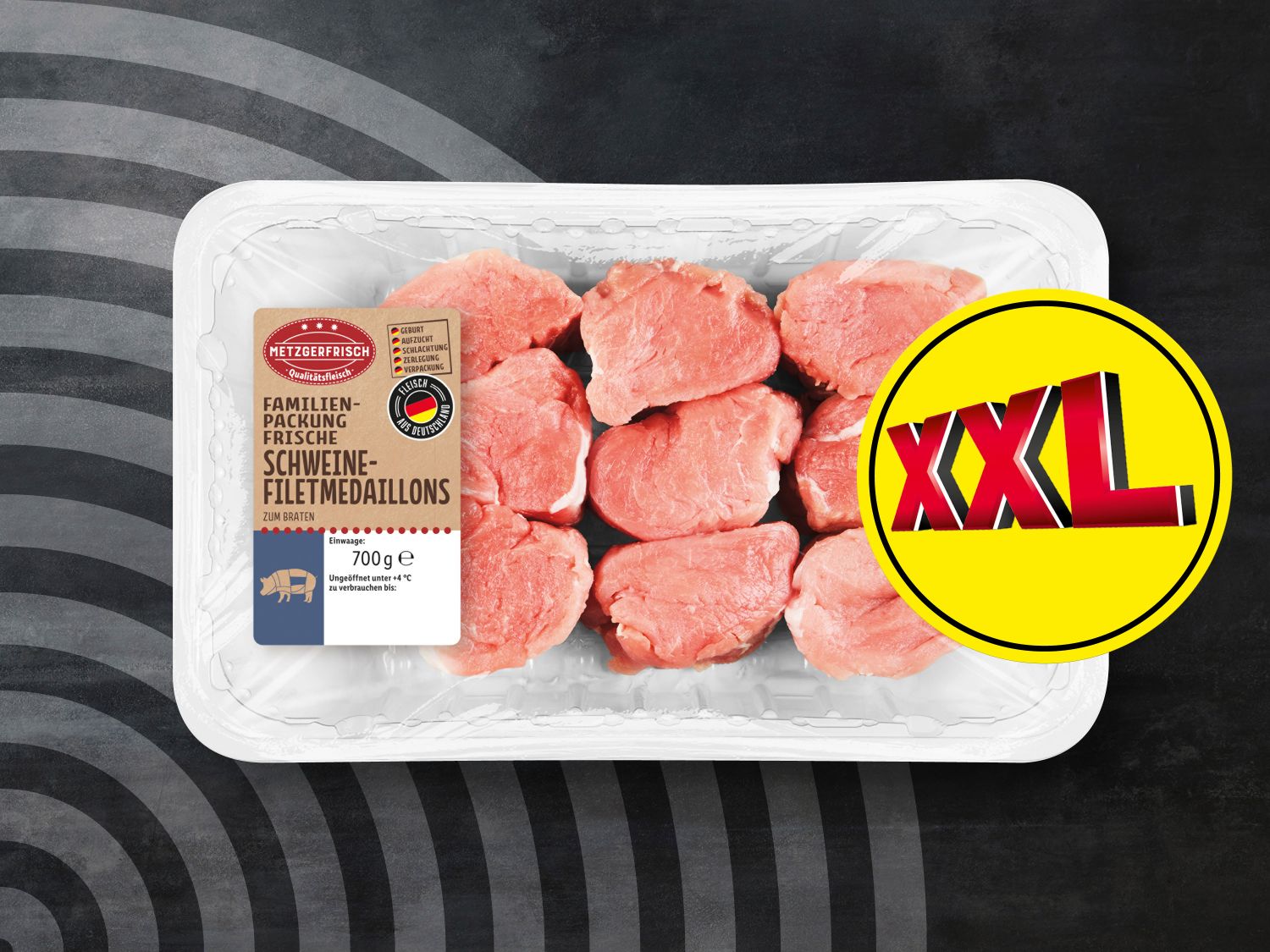 XXL Frische Metzgerfrisch - Schweine-Filetmedaillons