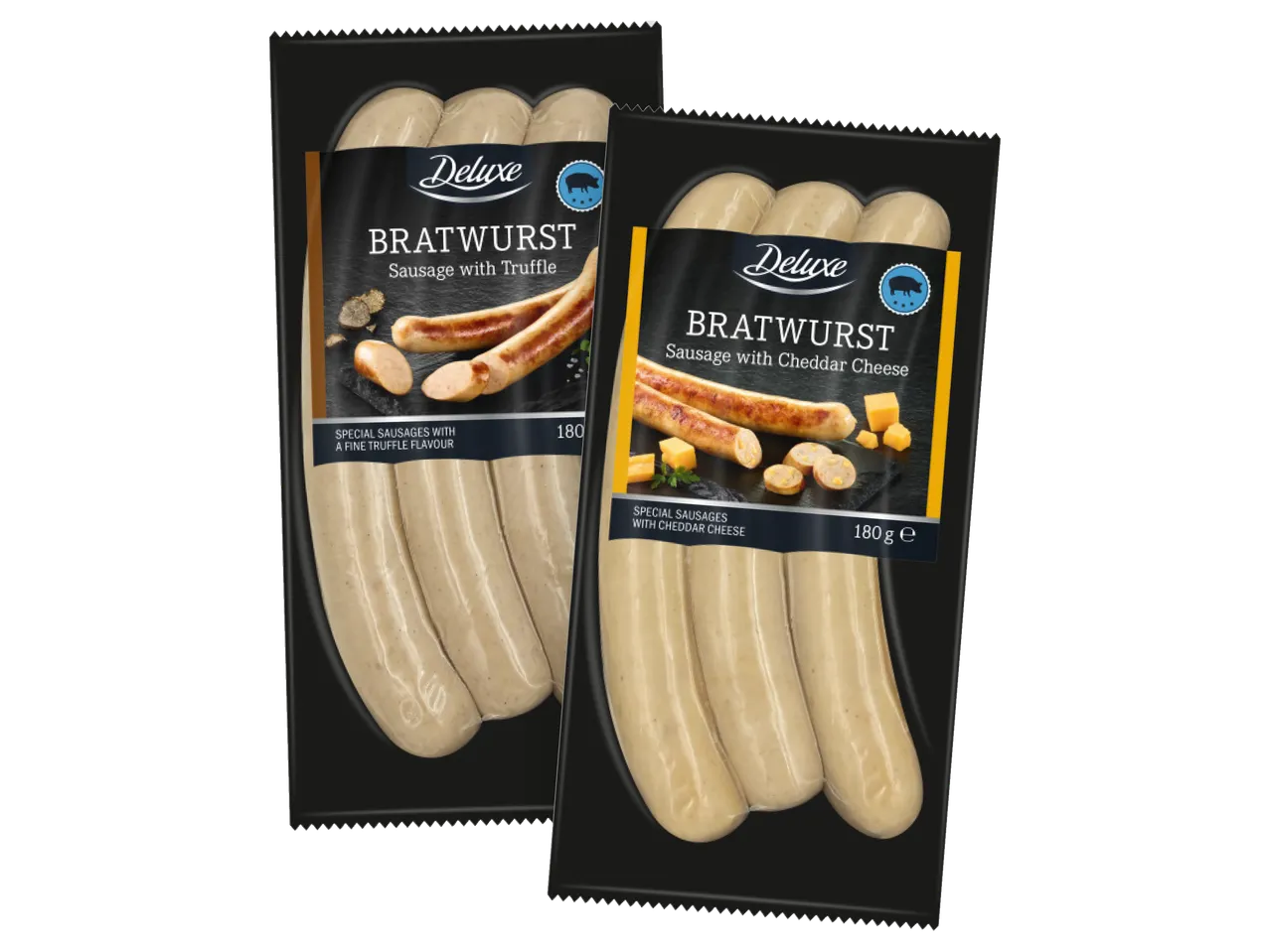 Bratwurst al tartufo o al formaggio