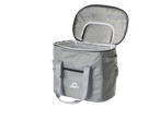 CRIVIT Cool Bag, open, showing insulated interior, on a black background.