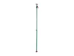 Green telescopic support rod with red accents