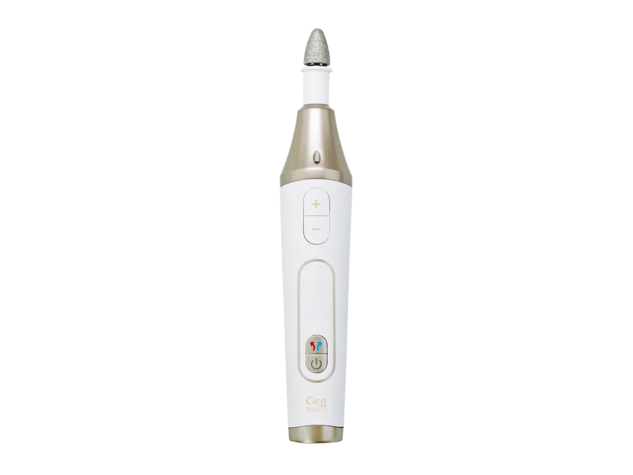 Cien BEAUTY Cordless Manicure/Pedicure Set with a conical grinding attachment.