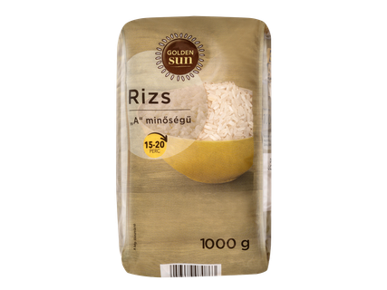 Fényezetlen, „A” minőségű rizs