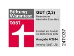 Stiftung Warentest Bewertung: Perlenbacher alkoholfrei Extra Herb, gut (2,3)
