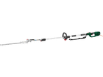 PARKSIDE 710W Long-Reach Hedge Trimmer with an extendable pole and cutting blade.
