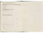 Revizuire buget lunar cu grafic și tabele pentru urmărirea veniturilor și cheltuielilor.