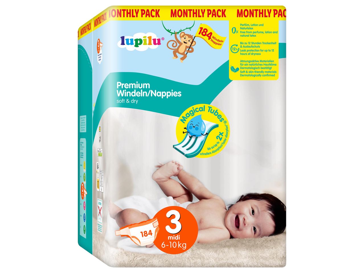 Happy Baby 3-as pelenkák csomag.