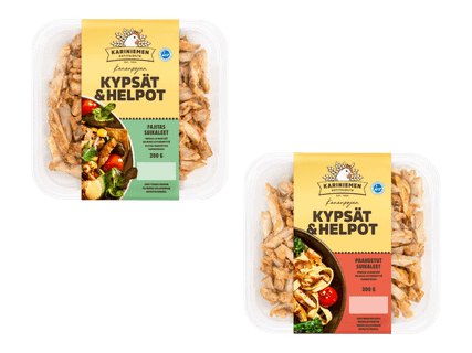 Kananpojan kypsät ja helpot suikaleet