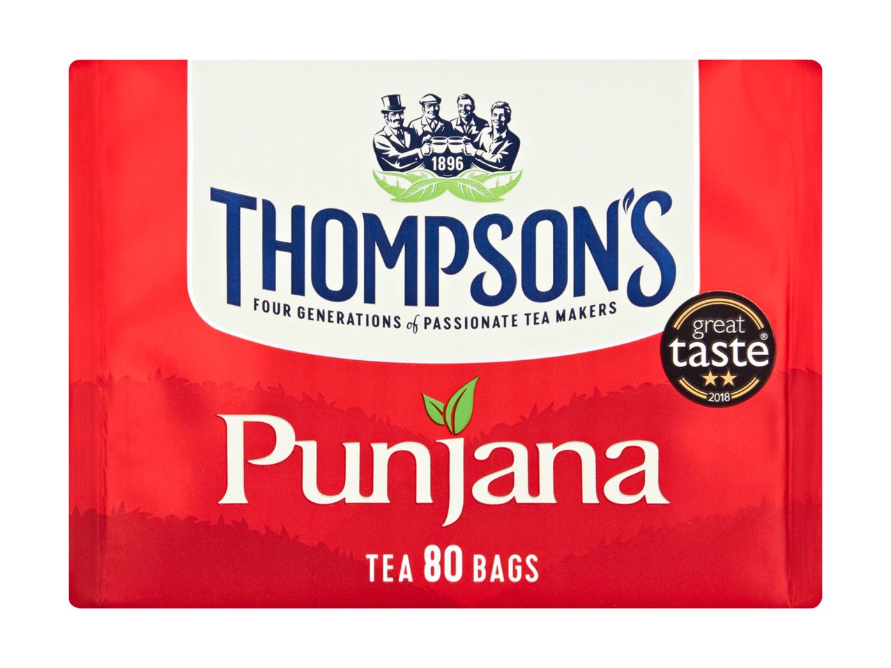 Thompson's Punjana tea: 80 tea bags.