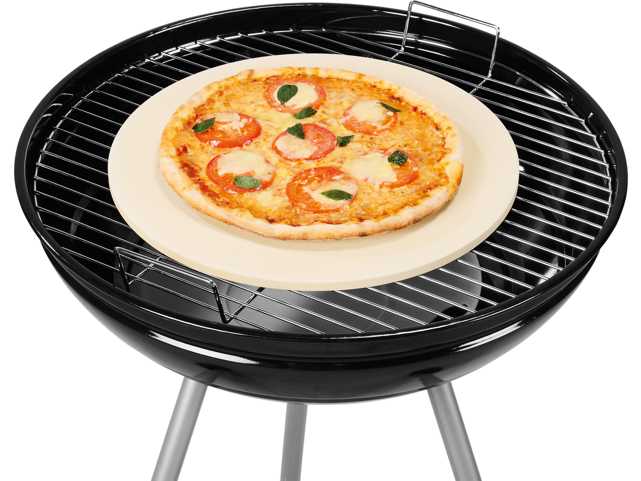 GRILLMEISTER kamen za picu sa picom na rešetki roštilja