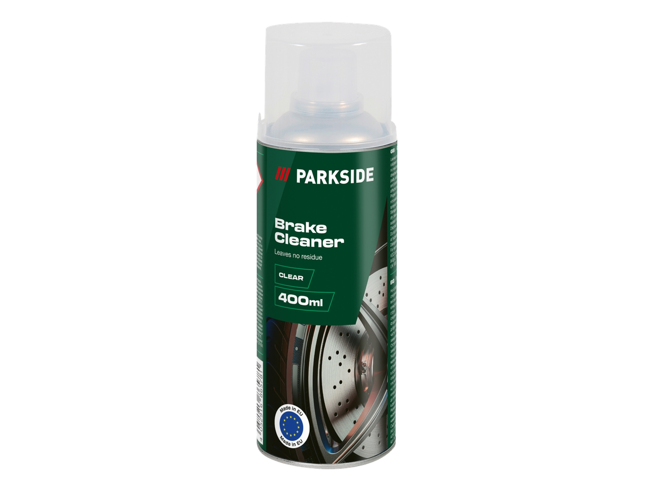 Parkside stabdžių valiklio purškiklis, 400 ml, nepalieka likučių, pagamintas ES.