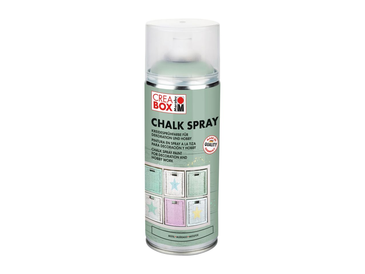 Go to full screen view: Marabu Creabox Chalk Spray - Mistletoe - Image 1