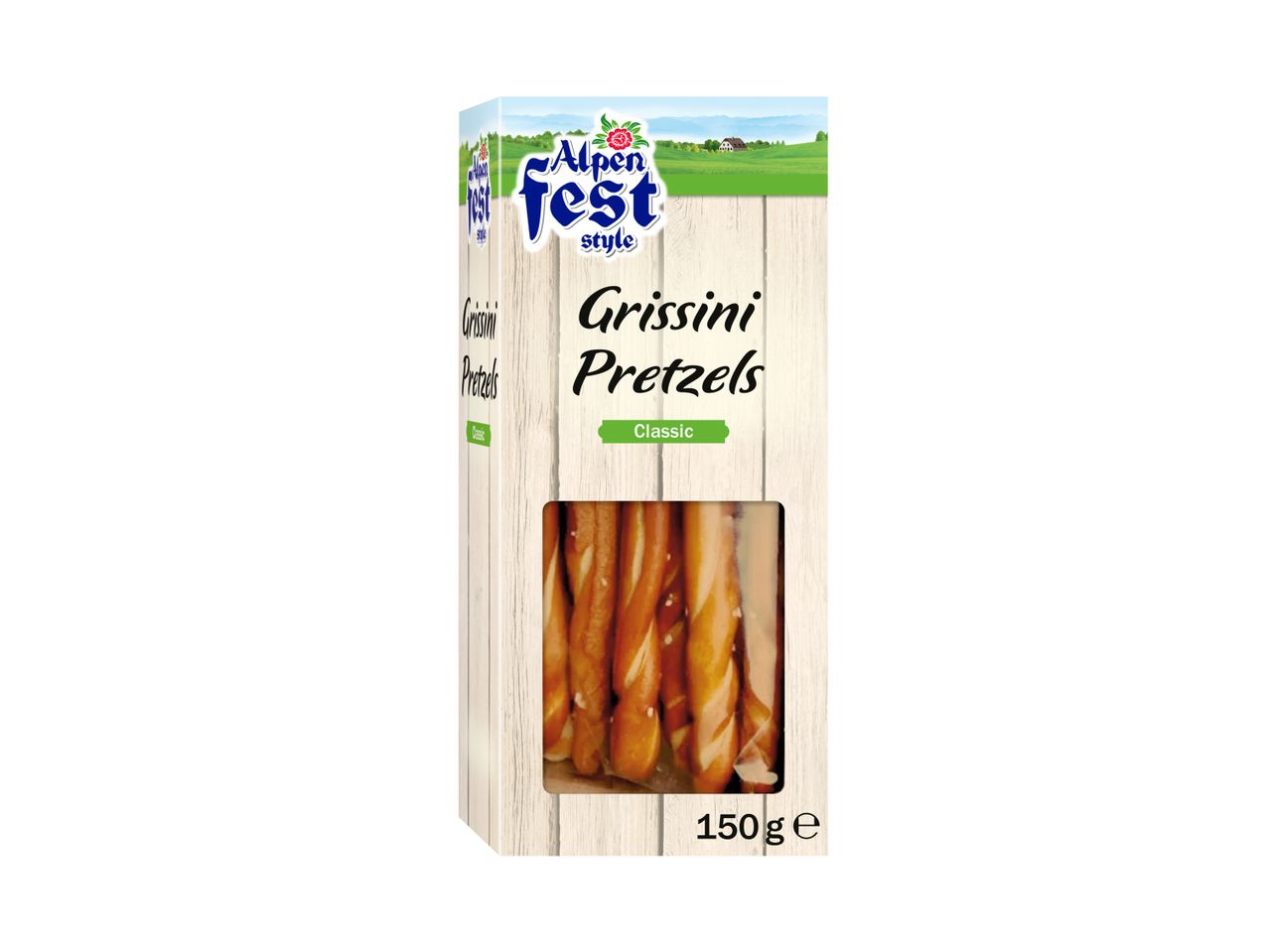 Alpen Fest Style klasični grissini pretzelsi (150g).