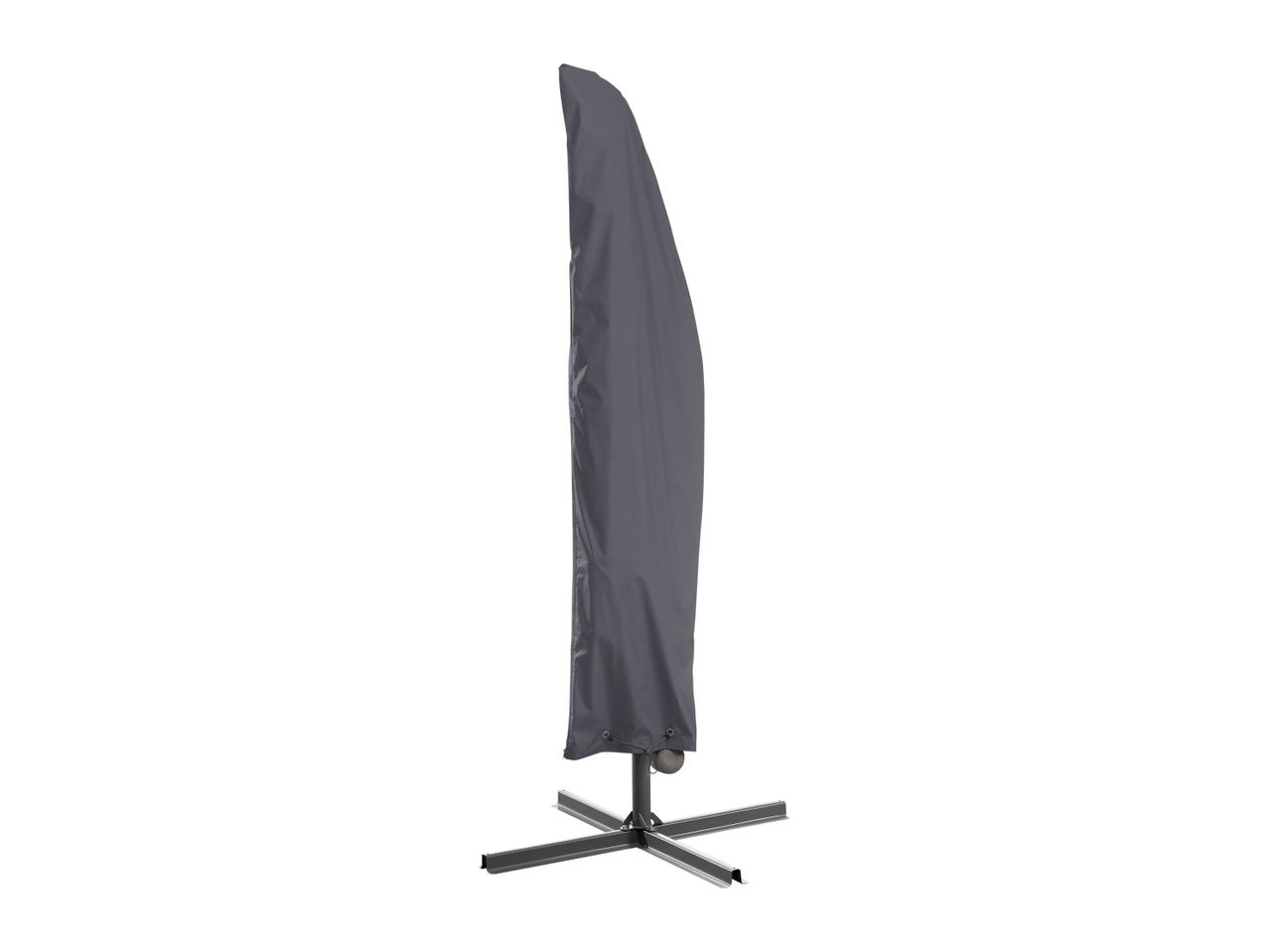 Protective cover for a garden parasol.