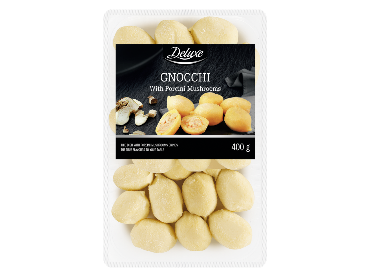 „Deluxe“ gnocchi su porcini grybais, 400 g.