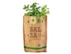 Salsa orgânica D'Aldeia em saco de papel.
