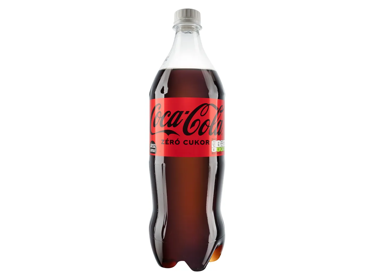 Coca-Cola Zero üveg.