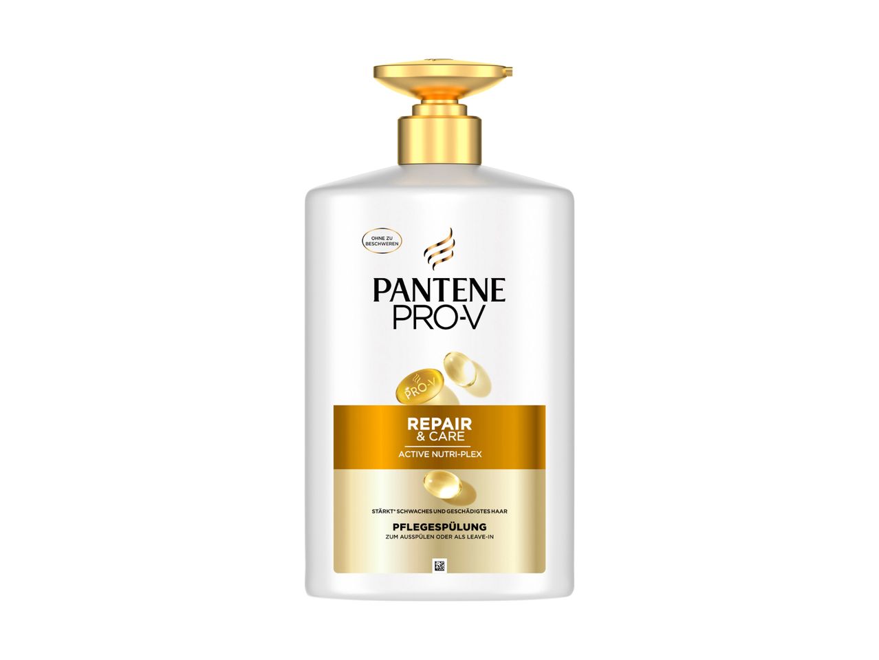 Après-shampooing réparateur et soignant Pantene Pro-V pour cheveux abîmés.