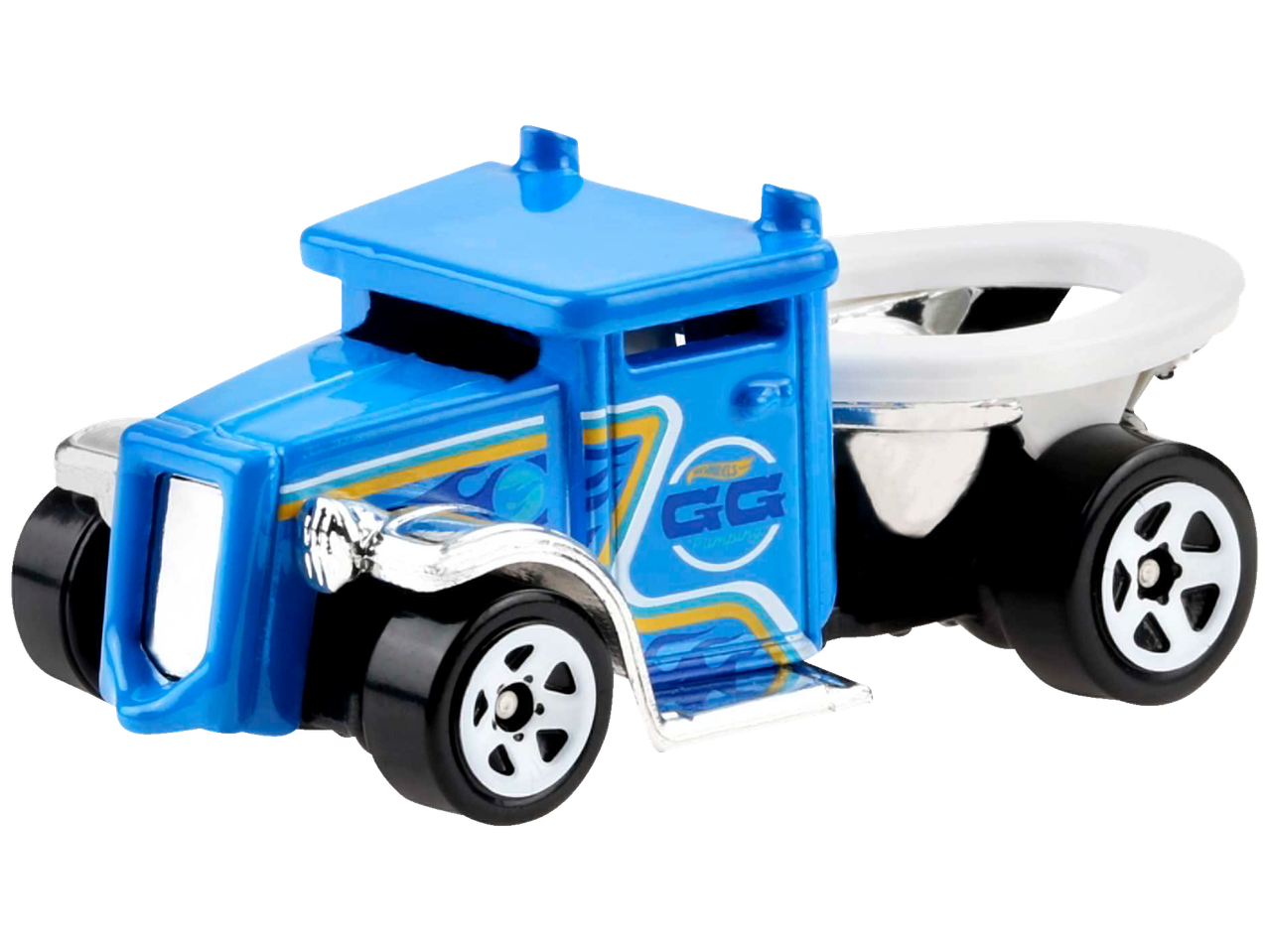 Плава играчка кола Hot Wheels GG Garage.