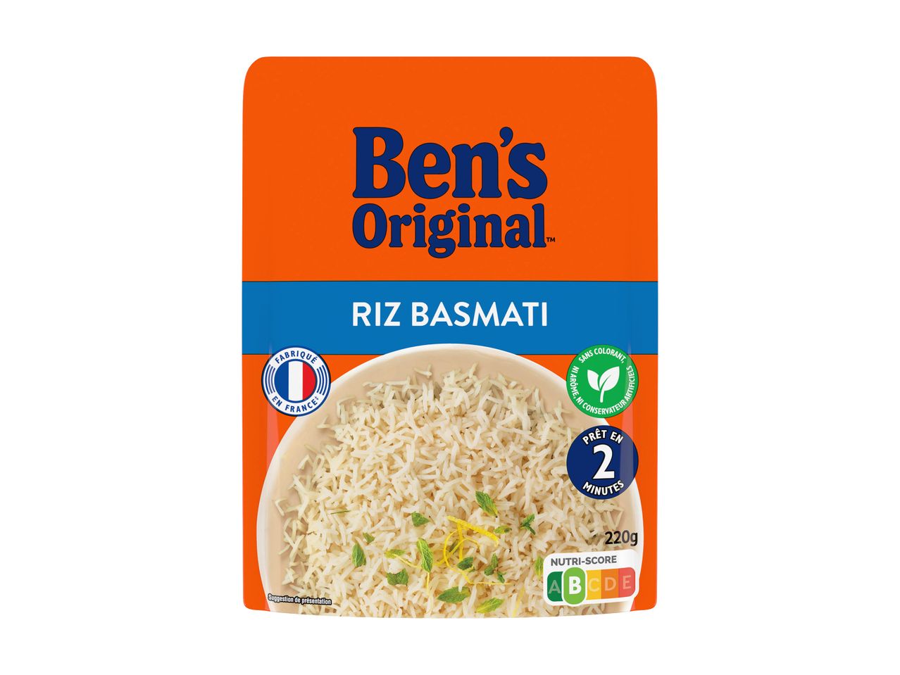 Riz basmati Ben's Original.