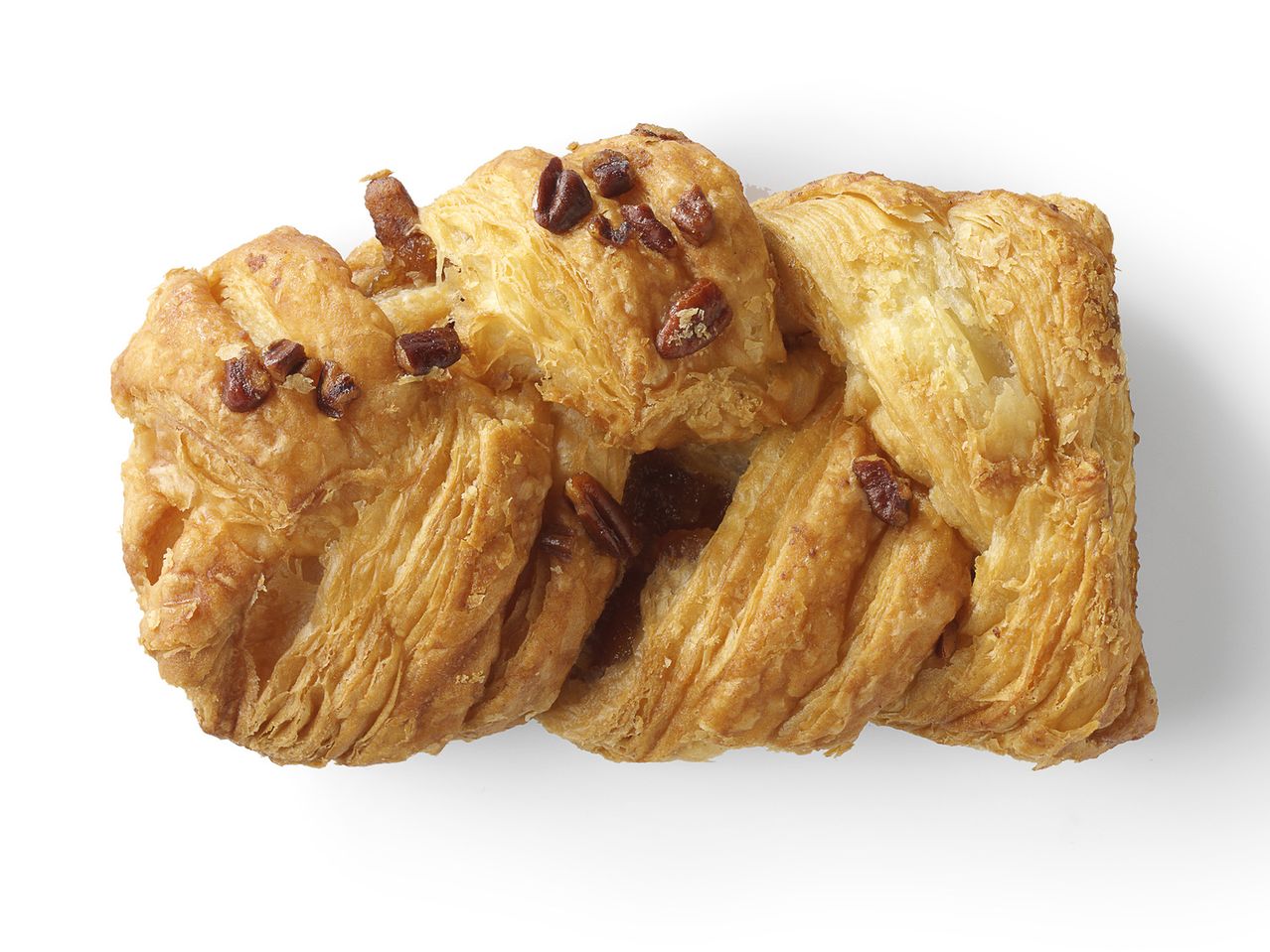 Pecan gebak van bladerdeeg.