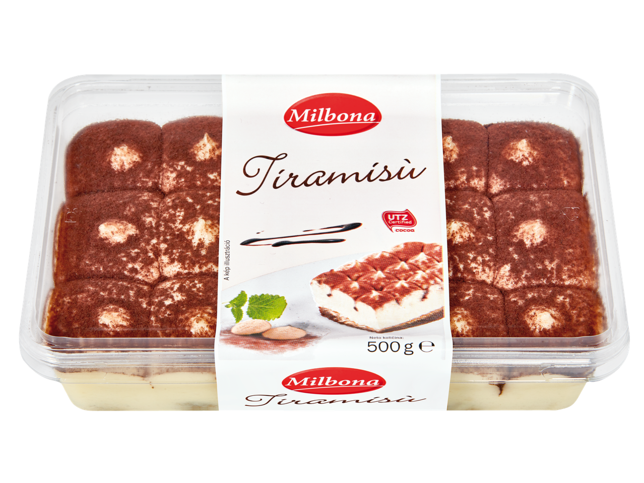 Milbona tiramisu, 500 g.