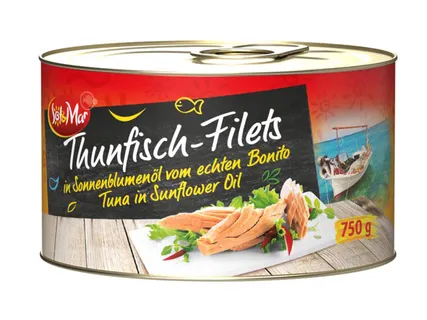 Tonhal napraforgóolajban*